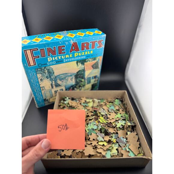 Vintage Fine Arts Puzzle - Neighbors - Picture 7 of 7